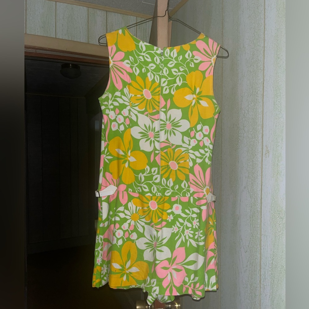 true vintage retro jumpsuit with skort 70s
